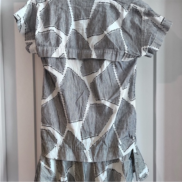 Hunter bell black and white button up dress size small - Picture 2 of 2